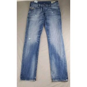 Diesel D-brazer Men's Jeans Blue W 31 L 32 Tapered Button Fly 084DD Stretch